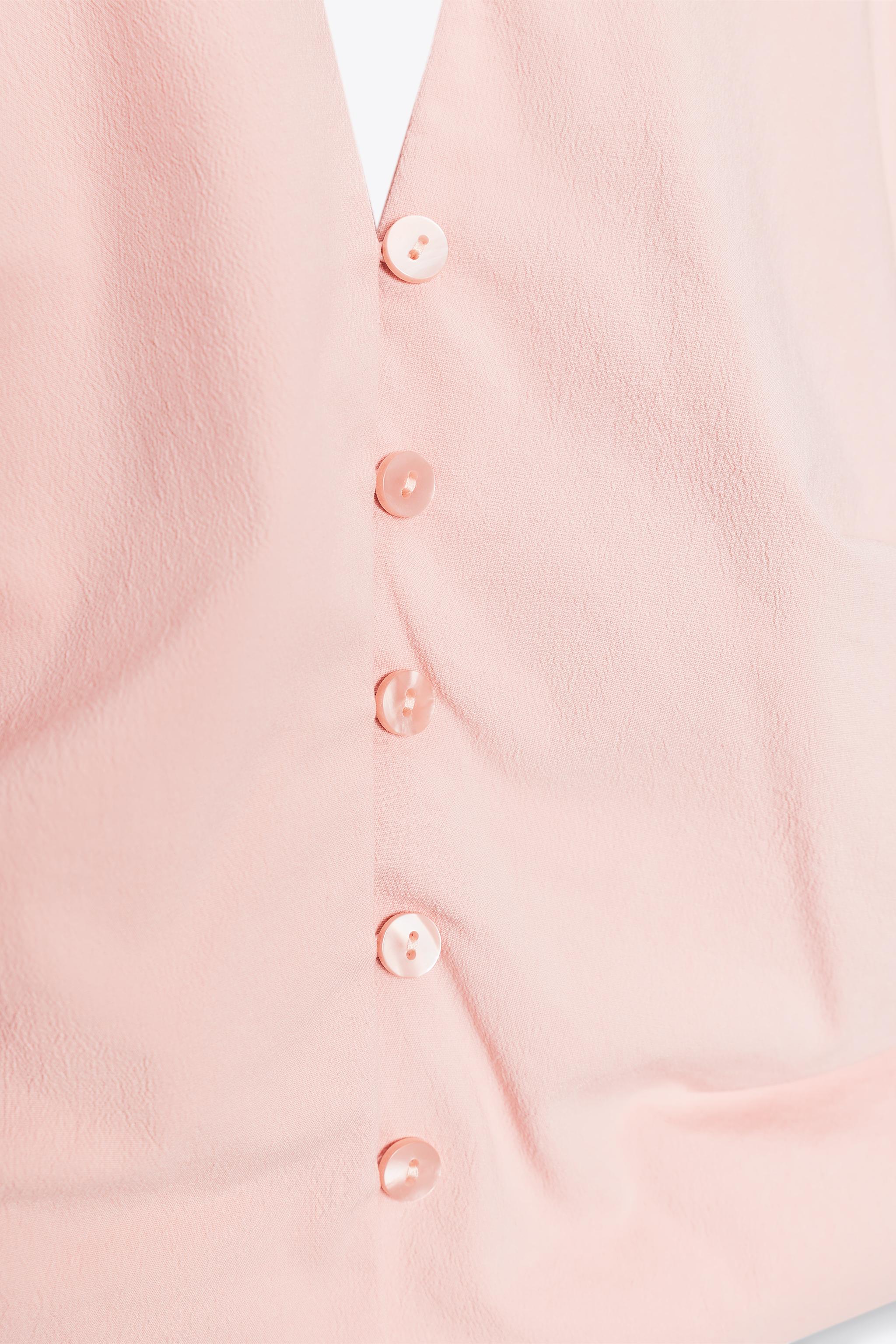 RUCHED HALTER VEST TOP